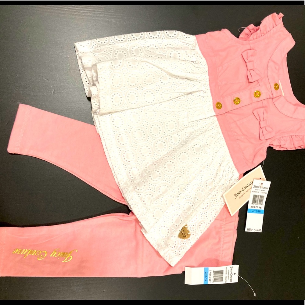 Juicy Couture Baby 2 piece legging set!!